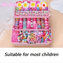 Bow High Elastic Hair Accessories Set No Hurt Hair Colorful Girls Hair Bands Kids Hair Accessories Princess Gift Set