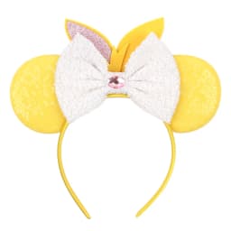 Disney Castle Mickey Mouse Ears Headband Sequins Bow Girls Cosplay Hairband Adult/Kids Party Gift Children Hair Accessories