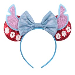 Disney Castle Mickey Mouse Ears Headband Sequins Bow Girls Cosplay Hairband Adult/Kids Party Gift Children Hair Accessories
