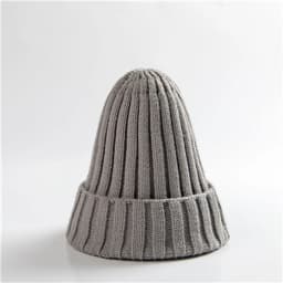 New Candy Colors Winter Women Knitted Hat Warm Soft Trendy Kpop Style Wool Beanie Elegant All-match Cap