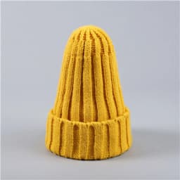 New Candy Colors Winter Women Knitted Hat Warm Soft Trendy Kpop Style Wool Beanie Elegant All-match Cap