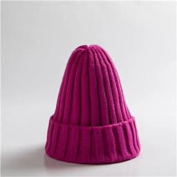 New Candy Colors Winter Women Knitted Hat Warm Soft Trendy Kpop Style Wool Beanie Elegant All-match Cap