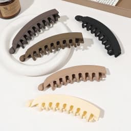 5 Pieces Banana Hair Clips for Women Strong Grip Non-Slip Hair Claws for Thick Hair 5 Inch Versatile Hair Accessories for Gift