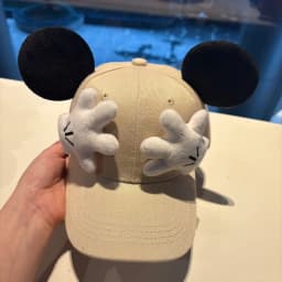 Parent-child matching set Cute Mouse ear Baseball Cap Adjustable Snapback Hat Children's Teens Adults Cartoon Sun Hat