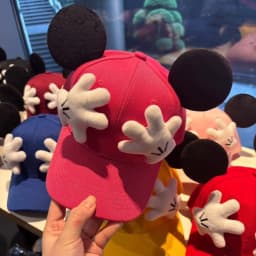 Parent-child matching set Cute Mouse ear Baseball Cap Adjustable Snapback Hat Children's Teens Adults Cartoon Sun Hat