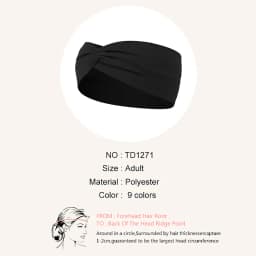 Women Cross Solid Color Hair Bands Girls Fashion Leopard Print Elastic Knitted Headbands Vintage Turban Make Hair Accessories