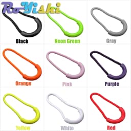 10-100pcs RoYishi Plastic Zipper Pulls Cord Zip Puller Clip Replacement Ends Lock Clothing Backpack Luggage Accessories