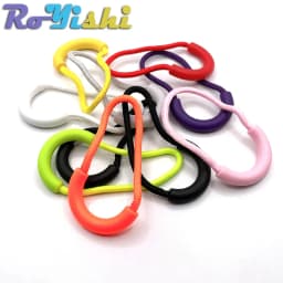 10-100pcs RoYishi Plastic Zipper Pulls Cord Zip Puller Clip Replacement Ends Lock Clothing Backpack Luggage Accessories