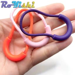 10-100pcs RoYishi Plastic Zipper Pulls Cord Zip Puller Clip Replacement Ends Lock Clothing Backpack Luggage Accessories