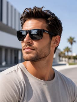 1/3/4PCS Polarized Sunglasses UV400 TAC Lens Classic Square Retro Driving Glasses for Fishing Hiking Outdoor Activities