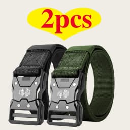 2-Piece Set, Men's Outdoor Sports Quick-Release Multi-Functional Symmetrical Buckle Multi-Functional Farm Work Gardening Belt