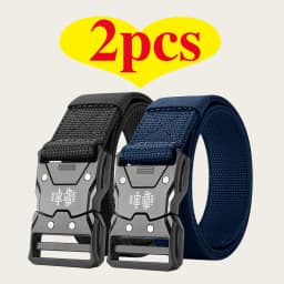 2-Piece Set, Men's Outdoor Sports Quick-Release Multi-Functional Symmetrical Buckle Multi-Functional Farm Work Gardening Belt