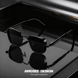 1/3PC Vintage Steampunk Square Sunglasses Metal Frame, Unisex Retro Grunge Punk Glasses for Daily Fashion Carnival Parties UV400