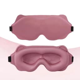 3D Contoured Sleep Eye Mask Weighted for Side Sleepers Soft Comfortable 100% Blockout No Eye Pressure Men Women