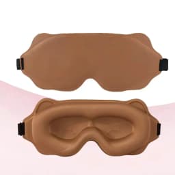 3D Contoured Sleep Eye Mask Weighted for Side Sleepers Soft Comfortable 100% Blockout No Eye Pressure Men Women
