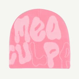 Mea Culpa Knitting Beanies Hat For Women Men Couple Y2K What's In Fashion Bonnet Kpop Wool Skullies Hoods Lady Caps Gorro шапка