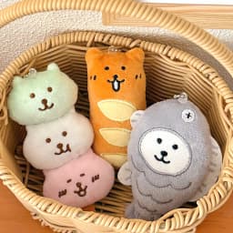 1/3 Pcs Cute Food Pendant Creative Plush Pendant Bag Keychain Decorative Pendant