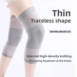 Knee Protector Summer Thin Women's Joint Warmth Knee Protector Air Conditioned Room Invisible Leave No Trace Leg Protector