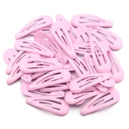 30pcs 3cm Colorful BB Hair Clips Girls Water Drop Shape Hairpin Cute Princess Barrette Simple Snap Clip Kids Hair Accessories