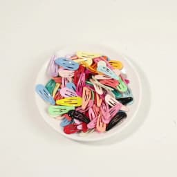 30pcs 3cm Colorful BB Hair Clips Girls Water Drop Shape Hairpin Cute Princess Barrette Simple Snap Clip Kids Hair Accessories