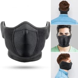 Outdoor face mask cycling antifreeze head cover winter skiing face protection warm ear mask fleece windproof face mask