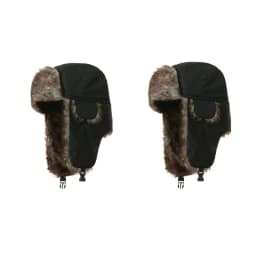 Winter Mens Ushanka Trapper Hat Russian Trooper Ear Flap Cap Earflap