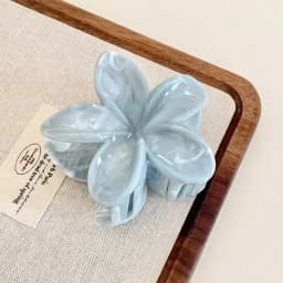 Korean Hawaiian Gradient Flower Hair Claw Clip For Women Girl Fashion Plastic Non Slip Hold Hairpin Barrette Hair Accessories