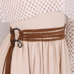 Women'S Vintage Bohemian Long Rope Belt - Adjustable Braided Waist Cinch with Fringe & Loop Knot, Handcrafted Look for Halloween