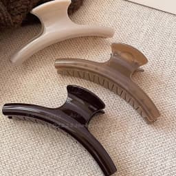 Elegant Solid 5.91in Large Hair Claw For Women Hair Ornament Long Thick Hair Hold Headband Claw Clip Hair Clip Hair Accessories