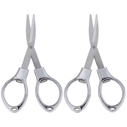 Foldable Stainless Steel Vintage Scissors Sewing Fabric Cutter Embroidery Cute Scissors Tailor Scissor Thread Sewing Tools NEW