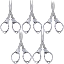 Foldable Stainless Steel Vintage Scissors Sewing Fabric Cutter Embroidery Cute Scissors Tailor Scissor Thread Sewing Tools NEW