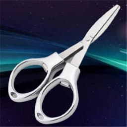 Foldable Stainless Steel Vintage Scissors Sewing Fabric Cutter Embroidery Cute Scissors Tailor Scissor Thread Sewing Tools NEW