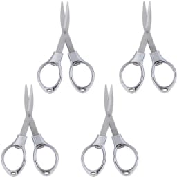 Foldable Stainless Steel Vintage Scissors Sewing Fabric Cutter Embroidery Cute Scissors Tailor Scissor Thread Sewing Tools NEW