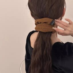 Vintage Knitting Pattern Large Intestine Scrunchie For Women Girls Sweet Hair Band Hair Tie Rubber Band Fashion Hair Accessories