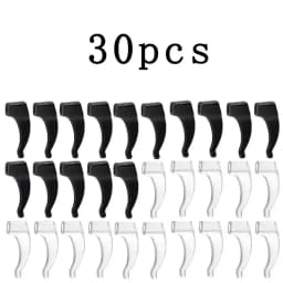 10/30pcs Glasses Anti Slip Sleeve Silicone Ear Hook Fixation for Eyeglasses Sunglasses Anti Fall Hook Anti Slip Sleeve