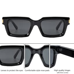 Steampunk Square Sunglasses Men 2026 Luxury Designer Trendy Photochromic Driving Punk Sun Glasses Male Outdoor Streetwear Shades