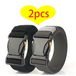 Men's Tactical Belt for Outdoor Sports; Waist Belt for Jeans; Casual Versatile Belt for Exercise and Training