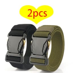 Men's Tactical Belt for Outdoor Sports; Waist Belt for Jeans; Casual Versatile Belt for Exercise and Training