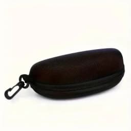 5pack Portable Zipper Sunglasses Protector Box Eye Glasses Case Box Travel Pack Glasses Case Accessories with Hook