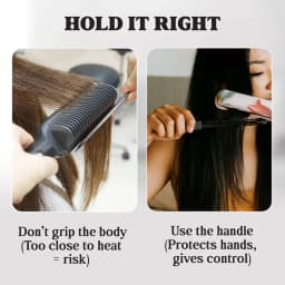 4/5Pcs Set Hair Brush Set Hairdressing Spray Bottle Hair Folding V Type Hair Straightener Teasing Edge Control Hair Brush