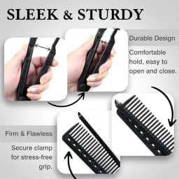 4/5Pcs Set Hair Brush Set Hairdressing Spray Bottle Hair Folding V Type Hair Straightener Teasing Edge Control Hair Brush