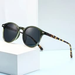 Small-Frame Round Myopia Sunglasses Retro Brand Designer Sun Glasses UV400 Shades Eyewear Men Goggles Diopter 0 To -4.0