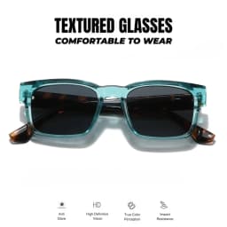 3PCS Unisex Retro Punk Fashion Sunglasses Square UV400 Protective Frame Glasses for Outdoor Adventures Casual Style Men Goggle