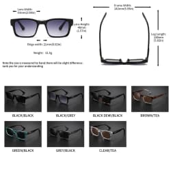 3PCS Unisex Retro Punk Fashion Sunglasses Square UV400 Protective Frame Glasses for Outdoor Adventures Casual Style Men Goggle