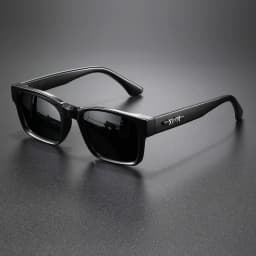 3PCS Unisex Retro Punk Fashion Sunglasses Square UV400 Protective Frame Glasses for Outdoor Adventures Casual Style Men Goggle