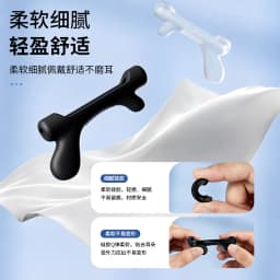 20 PCS Silicone Anti-slip Ear Hooks for Glasses Gun Shape Soft Eyeglass Ear Grips Protector Prevent Slipping 10 Pairs Pack