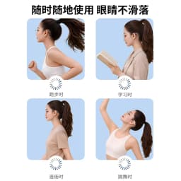 20 PCS Silicone Anti-slip Ear Hooks for Glasses Gun Shape Soft Eyeglass Ear Grips Protector Prevent Slipping 10 Pairs Pack
