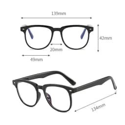 1/2Pcs Computer Glasses Frame Women Men Anti Blue Light Square Rectangle Eyewear Blocking Glasses Optical Spectacle Eyeglass