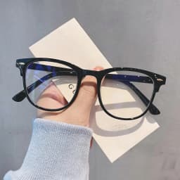 1/2Pcs Computer Glasses Frame Women Men Anti Blue Light Square Rectangle Eyewear Blocking Glasses Optical Spectacle Eyeglass