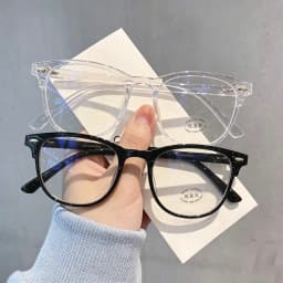 1/2Pcs Computer Glasses Frame Women Men Anti Blue Light Square Rectangle Eyewear Blocking Glasses Optical Spectacle Eyeglass
